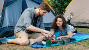 cocinar de camping